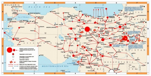 Armenian Genocide Map