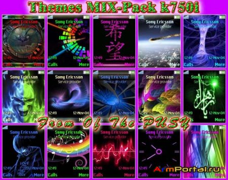 MIX Pack k750i - Темы для Sony Ericsson [176x220]