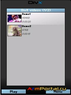 DivX Mobile Player v0.91